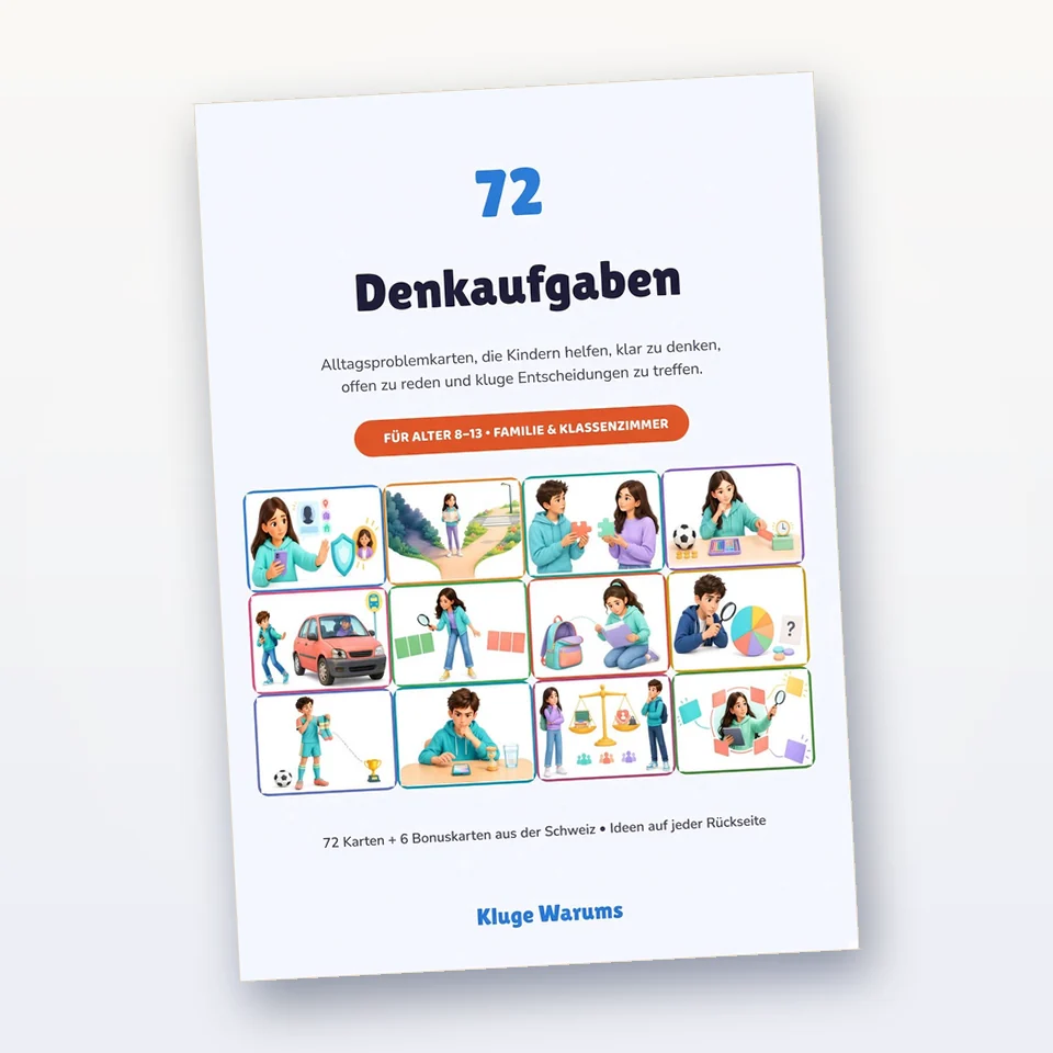72 Denkaufgaben: Gesprächskarten für Kinder von 8 bis 13
